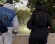 זירת הרצח. צילום: דוברות המשטרה 