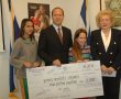 הקש בדלת 2011: עיריית ירושלים תורמת 3,000 שקל לאגודה למלחמה בסרטן