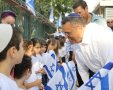 ראש  העיר ירושלים, משה ליאון בפתיחת שנה בממ"ד מקור חיים. צילום: דוברות העירייה