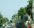 רכב עלה בלהבות ליד הדואר בגן יבנה