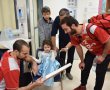הפועל ירושלים בביקור המסורתי בשערי צדק 