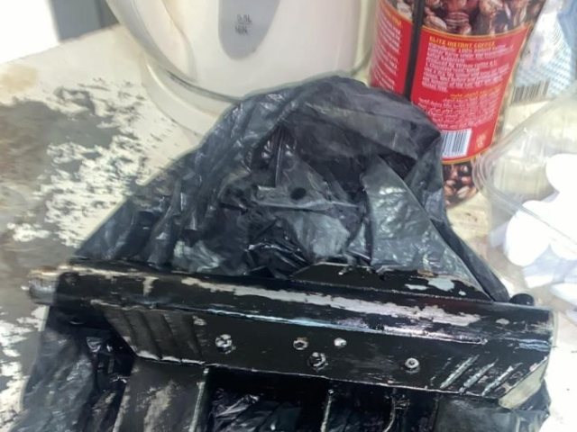 הנשק שנתפס. צילום: דוברות המשטרה