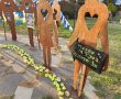 עשרות משתתפים בסלילת שביל החירות בנס ציונה - צפו בווידאו 