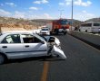 3 פצועים קל בתאונה על כביש בגין