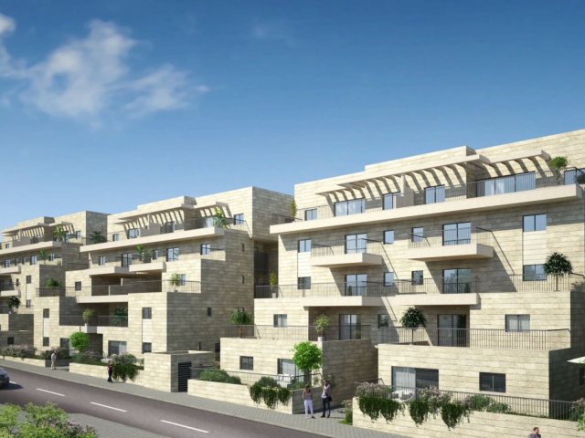 כך ייראו הבניינים במורדות מלחה. הדמיה: אדריכל אלכס קרופיצקי וא.א. סטודיו