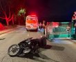 רוכב קטנוע נפצע בינוני בתאונה עצמית סמוך לעין שריד