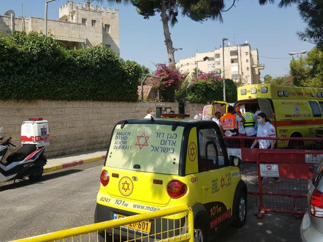 זירת האירוע. צילום: תיעוד מבצעי מד"א