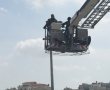 כבאי ירושלים הסירו דגלי אש"ף וחמאס בעיסאוויה