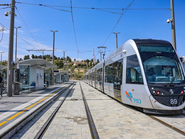 הרכבת הקלה בירושלים . קרדיט צילום -ארנון בוסאני