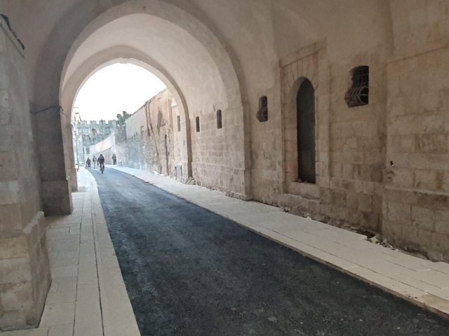רחוב הפטריארכיה הארמנית. צילום: דוברות העירייה