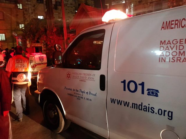 זירת התאונה. צילום: תיעוד מבצעי מד"א.