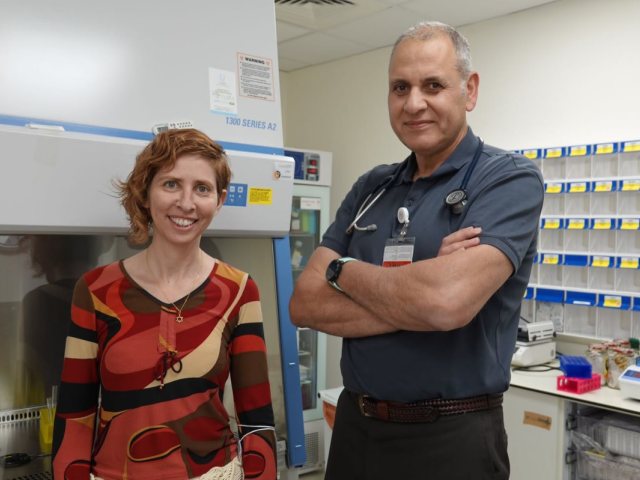 פרופ׳ ניר פלד וד״ר ליילה רויזמן. צילום: שערי צדק 