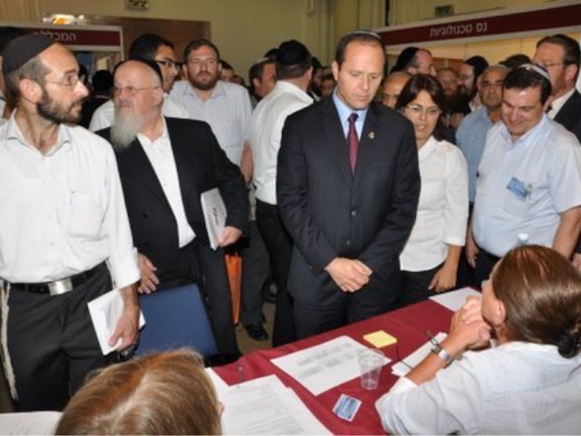 5 מועמדים בממוצע על כל משרה. יריד התעסוקה