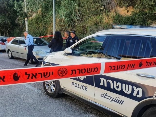 מזירת האירוע (צילום: דוברות המשטרה)